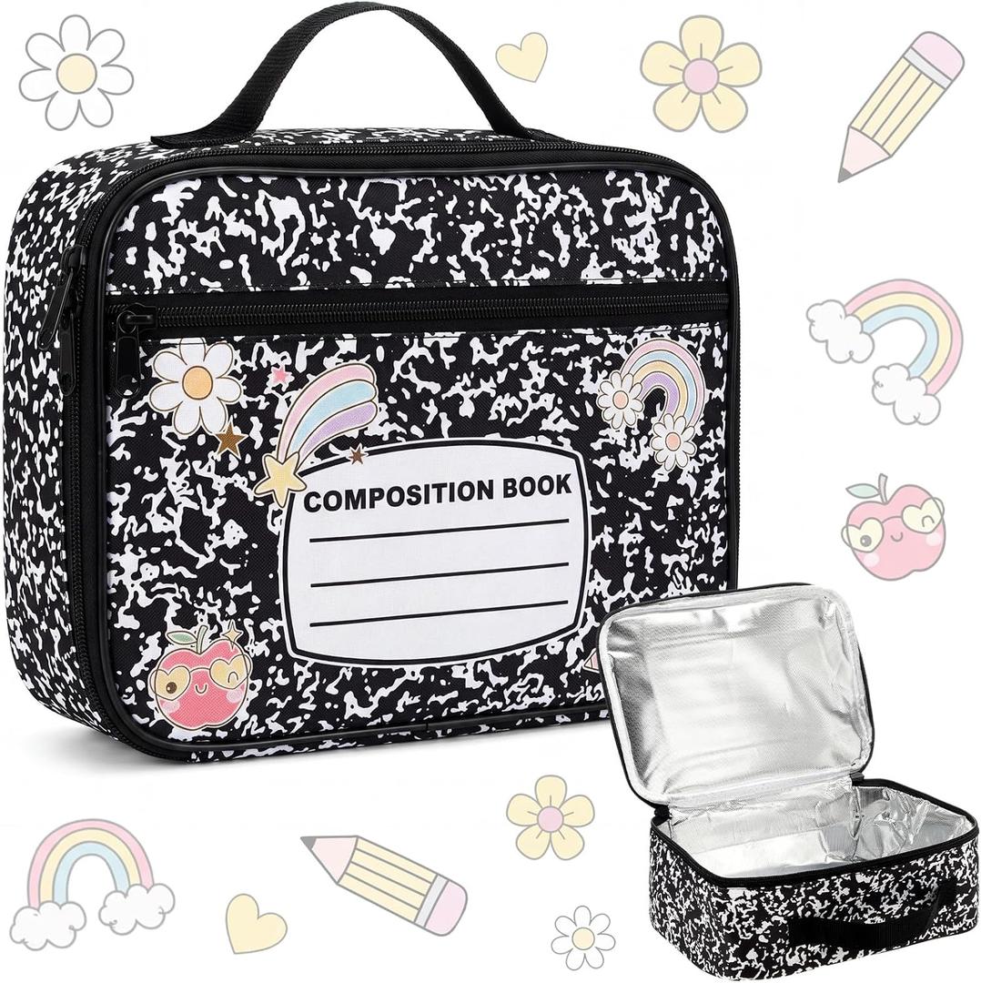 Back to School Teacher Gift Composition Notebook Lunch Bags