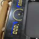 TRAILVIBER Walking Pad Treadmill with 12% 9-Level Auto Incline, 450 lbs Capacity RGB LED Screen, Bluetooth Speaker Under Desk Treadmill, Compact Treadmills for Home Hiking (Black)