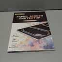 [2 PACK] Paper Screen protector for iPad Pro 13 inch 2025/2024 + [2 Pack] Replacement Tips for Apple Pencil, Anti-Glare Matte Paper Textured PET Film for Drawing, Writing Like on Book, Easy Application Tray