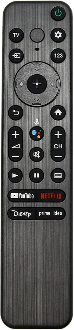 Replacement Voice Remote Control RMF-TX800U Compatible with Sony Bravia Smart TV XR/XBR/KD/K Series 4K LED OLED TV Sub RMF-TX900U KD-43X72K KD-43X73K KD-43X80K KD-43X81K KD-43X82K KD-43X85K