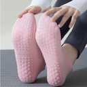 Womens Pilates Socks with Grips Non Slip Yoga Socks for Barre, Ballet, Dance, Workouts