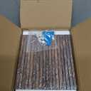 PETAFLOP Wooden Bulk 4x6 Picture Frame Set of 18, Rustic Brown Photo Frames Fits 4 by 6 for Wall or Tabletop Display