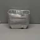 Loaf Pans [50 Pack] 2Lb Heavy Duty Disposable Aluminum Foil Premium Bread Tins Standard Size - 8.5" X 4.5" X 2.5" Perfect for Homemade Cakes & Breads