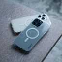 Incase Level Case for iPhone Slim MagSafe Compatible Apple iPhone Case 10 Ft Drop Protection, Protective Cover with Lanyard Loop, Sleek and Minimal Design (Lines Vertical Gray, iPhone 16 Pro Max)