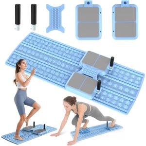 Pilates Equipment Board, Reformer Set,Flo Portable Reformer,Home Pilates Equipment,ab Exercise Board,Maquina de para casa (Blue)