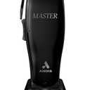 Andis Black Label MLC Professional Master Cordless Lithium-Ion Hair Clipper, Adjustable Carbon Steel Blade for Close Cutting, Black