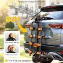monTEK Premier Locking Quick Release 4-Bike Rack for Cars, Trucks, SUVs