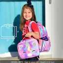 2 x mibasies Kids Lunch Box for Girls Toddler, Insulated and Reusable Lunch Bag for School, Unicorn (2.5L)