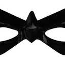 HOTTERCOS Black Eye Mask Superhero Masquerade Masks Halloween Costume Accessories For Party Cosplay