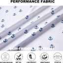 Golf Shirts for Men Dry Fit Performance Print Short Sleeve Moisture Wicking Golf Polo Shirts (White, L)