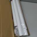 Closet Rods for Hanging Clothes, 17 to 84 Inch Heavy Duty Stepless Adjustable Closet Hanging Rod, 1.3 Inch Diameter Metal Closet Rod for Wardrobes Laundry Bedroom RV, White