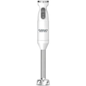 Cuisinart Hand Blender, Smart Stick 2-Speed - Powerful & Easy to Use Stick Immersion Blender for Shakes, Smoothies, Puree, Baby Food, Soups & Sauces, Stainless Steel, CSB-175P1 (White)