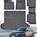 Weather Liner Floor Mats for Hyundai Tucson 2026 2025 2024 2023 2022 (Excluding Hybrid & PHEV) Custom Fit TPE All Weather Liner Set for Interior Protection: Heavy Duty Front, Rear, Trunk Mats