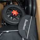 All Terrain Steerable Knee Scooter Crutch AlternativeDeluxe Medical Scooter Double Handbrake,for Adults Injured Ankle & Foot Recovery Scooter in Black