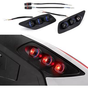 Motorcycle Rear Turn Signals LED Indicator Light Flasher For BMW S1000RR 2020-2022 Motorcycle Turning Signals Blinker Tail Light Replacement (Blue)