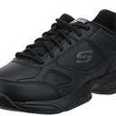 Skechers for Work Women's Dighton Bricelyn Wide Work Shoe,Black,6 W US