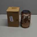 Glooglitter 1 Piece Bigfoot Solar Lanterns Outdoor Hanging Solar Lights Father's Day Gifts for Women Men Birthday Waterproof Lamp Metal Decorative LED Yard Decor for Yard Patio Garden Lawn Tabletop