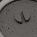 Microwave Lid,Foldable Microwave oven Cover for Food, Safe and Free of BPA Plastic and Silicone, Multi-purpose Kitchen Tool splash cover. Can be washed with Water or Dishwasher. (Gray)