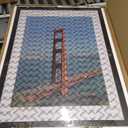 PEALSN 24x36 Poster Frame, Display Pictures 20 x 30 with Mat or 24 x 36 Without Mat, Poster Frames 24 x 36 inches for Wall Mounting Display, Black.