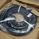 10ft Pool Hose For Above Ground Pools, 1.5 Inch Diameter Swimming Pool Replacement Hose for Filter Pump, Saltwater System, Sand Filters Accessories (1, Black, Normal)