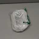 Tbestmax 10 Pcs Clear Cosmetic Bags Small Makeup Bags Portable Waterproof Travel Toiletry Bags Organizer White, 7.5"x 4.8"x 2.3"