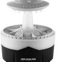 Rain Cloud Aromatherapy Diffuser Air Humidifiers Water Drip,Mushroom Essential Oils with Adjustable 7 LED Night Light,Remote Control Timing for Sleeping and Relaxing (Black)