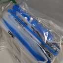 Amazon Basics Vacuum Storage Bags for Clothes, Compression Space Saving Storage Bags with Hand Pump, Reusable, Heavy-Duty Seal Protection, Multiple Sizes, White, 15-Pack