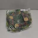 Seasons Candle Holder Wreath, Christmas Advent Centerpiece Decor,18 inch Candle Wreath Decorations for Table Indoor Home & Church