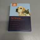 Dog Clippers Grooming Kit Hair Clipper-Low Noise Paw Trimmer- Rechargeable - Cordless Quiet Nail Grinder Shaver for Cats and Other Pets (Silver)