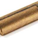 khtumeware Pack of 4, 3" Drawer Pulls Antique Brass Cabinet Cup Pulls Kitchen Hardware Vintage Cabinet Handles Drawer Handles Knobs 3 inch Hole Center