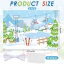Tigeen 2 Pcs VBS 2026 Decorations 9 x 6 ft Snowball Mountain Backdrop Large Sized VBS 2026 Find Your Strength in God Backdrop Vacation Bible School Banner Crafts for Photo Props Party Decor