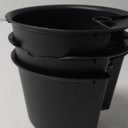 7 Inch Self Watering Planter for Indoor Plants, White Decorative Round Plastic Self Watering Pots
