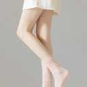 Women's Mid-Crew Thin Cotton Ankle Socks - Ultra Soft Breathable Casual Sheer Calf Socks for Women,8 Pairs Multiple Colors Pack8-color combination