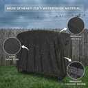 6FT Mini Trampoline Cover, Rectangular Trampoline Cover Heavy-Duty 420D Outdoor Trampoline Shade Cover Waterproof 6FT Toddlers Trampolines Protection Cover