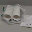 Set of 2 Pure White Linen Drum Lamp Shade 13" Top x 13" Bottom x 10" High (Spider) Contemporary Lamp Shades for Table Lamps & Bedside Lamps Replacement Lampshade - GO&SO - Assembly is Required