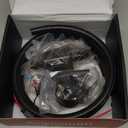 Universal Electric Fuel Pump 12V 5-9 PSI Inline External 5/16 Inch Compatiable with Gas Diesel Marine Carburetor Marine E8012S with 6.56 FT 5/16" ID Fuel Line Hose