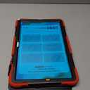 SEYMAC stock Case for Samsung Galaxy Tab S10 Plus/ S9 FE Plus/ S9 Plus 5G Tablet 12.4'' Case with Screen Protector Pencil Holder [360 Rotating Hand Strap] & Stand, Drop-Proof, Red