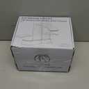 Ultimate Unicorn Black Waterfall Bathroom Faucet, 4 Inch Bathroom Sink Faucet for 3 Hole or 2 Hole, Anti-Splash Design Sink Faucets with Pop Up Drain, Easy Install for Vanity, RV, Lavatory