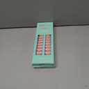 2 x modelones French Tip Press on Nails, 150Pcs M-Almond Fake Nails with Nail Box, Pink & White Gel Nail Tips for Women, Soft Glue-On Nails for Natural Salon Look, DIY Nail Art Kit (15 Sizes)