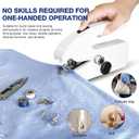 Handheld Sewing Machine - Portable Mini Sewing Machine with Accessories Kit for Beginners DIY (white)