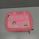 Doll Carrying Case Compatible with LOL Surprise Dolls, Toy Hanging Organizer Storage Bag for Girls with a Hanging Hook and 7 Clear Zipper Pockets, Bag Only (11.4"x9"x5" (7 Pockets))