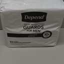 Depend Guards Incontinence Pads for Men, Maximum Absorbency, 104 Count (2 Packs of 52), Packaging May Vary