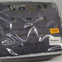 WONAP Weighted Blanket for Adults (20lbs 60"x80" Queen Size) - Cooling Breathable Heavy Blankets for Summer Winter - Ultra Microfiber Soft Comfort Throw with Glass Beads - Gifts for Men/Women (Dark Grey)