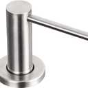 Soap Dispenser for Kitchen Sink Brushed Nickel GAPPO Stainless Steel Countertop Pump Hand Lotion Built in Bottlend Lotion Built in Bottle (With 17 oz bottle)