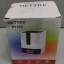 Hetyre Night Light Bluetooth Speaker, 5 in 1 Touch Control Bedside Lamp Dimmable Multi-Color Changing, Bedroom Alarm Clock, Best Birthday Gift Ideas for 10 11 12 13 14 Year Old Teenage Girls/Boys