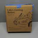 LE TAUCI Pie Pans for Baking 9 Inch, Ceramic Pie Plate for Apple Pie, Round Baking Dish Oven Safe, Embossment Housewarming Wedding Present - 36 OZ, Set of 1, Honey Comb, Arctic White