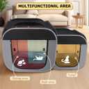 Tailtastic Large Cat Playpen with Separate Areas,Outdoo&Indoor Cat Enclosures,Portable Pet Playpen for Indoor Cats,Puppy and Small Animals, Dog Playpen with Carrybag.