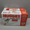 Huggies Simply Clean Unscented Baby Diaper Wipes, 11 Flip-Top Packs (704 Wipes Total), Packaging May Vary