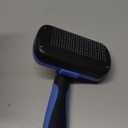 Swihauk Self Cleaning Slicker Brush - Skin Friendly Deshedding Grooming Tool for Dogs & Cats, Suitable for Shedding & Haired Pets, with Pet Supplies Accessories, Blue