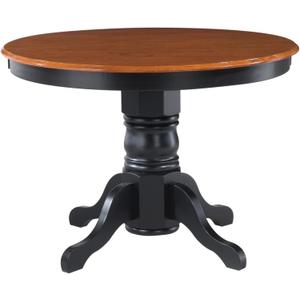 Homestyles Bishop Black Pedestal Table, 42"W
